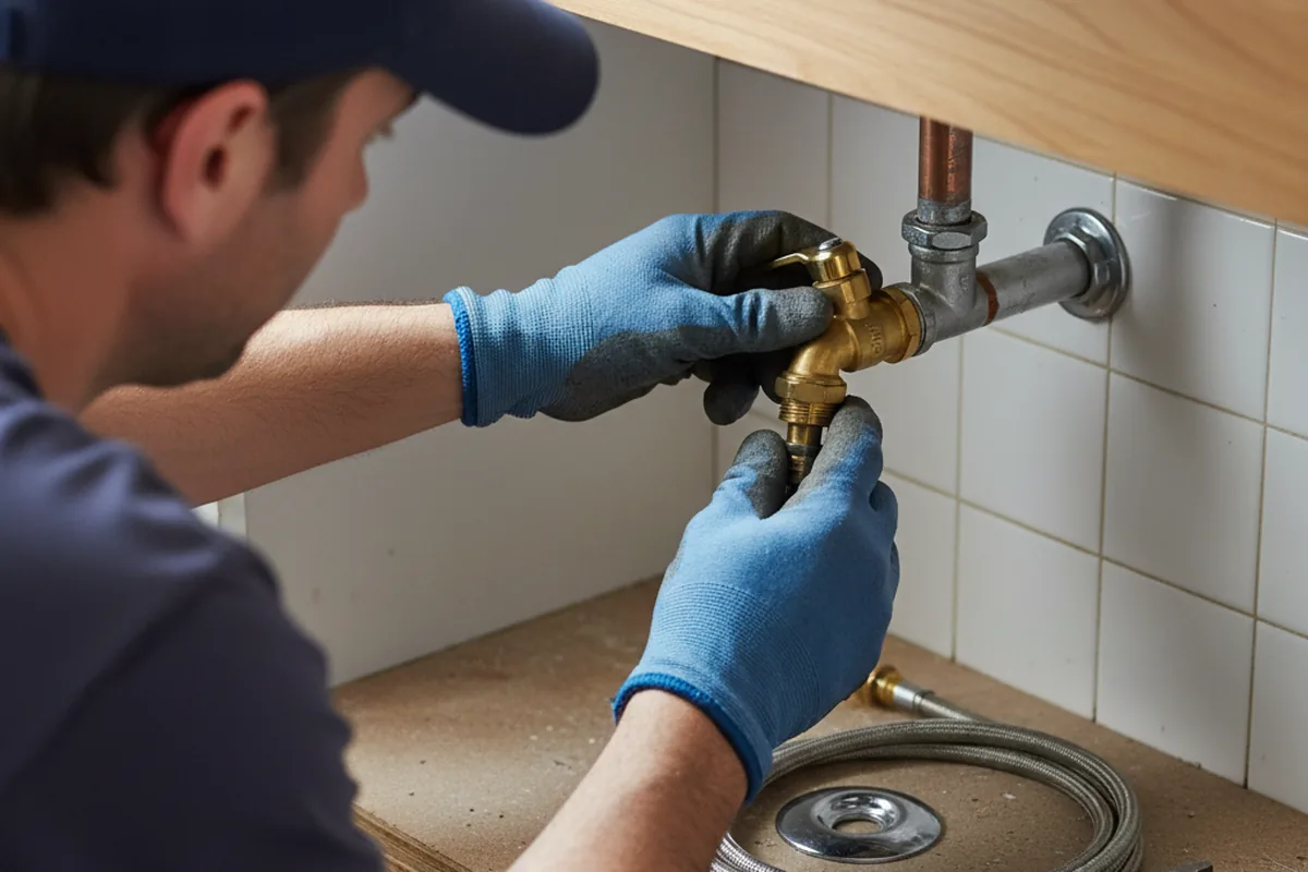 Shutoff valve and fitting work during Faucet and Fixture Repair in Gresham